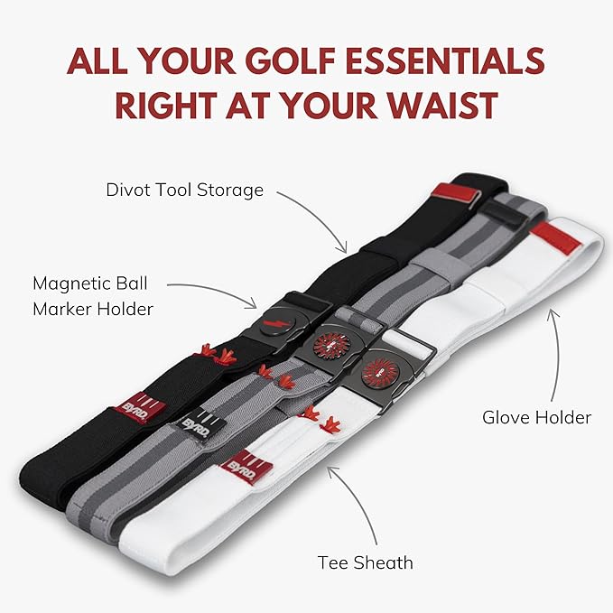 THE BYRD GOLF BELT ✶ Grey